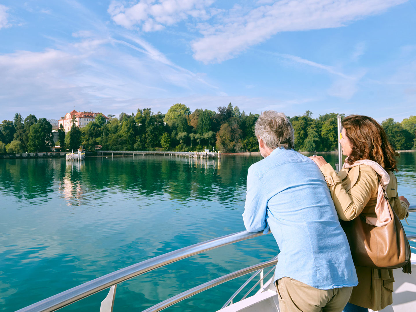 Bootsfahrt zur Insel Mainau